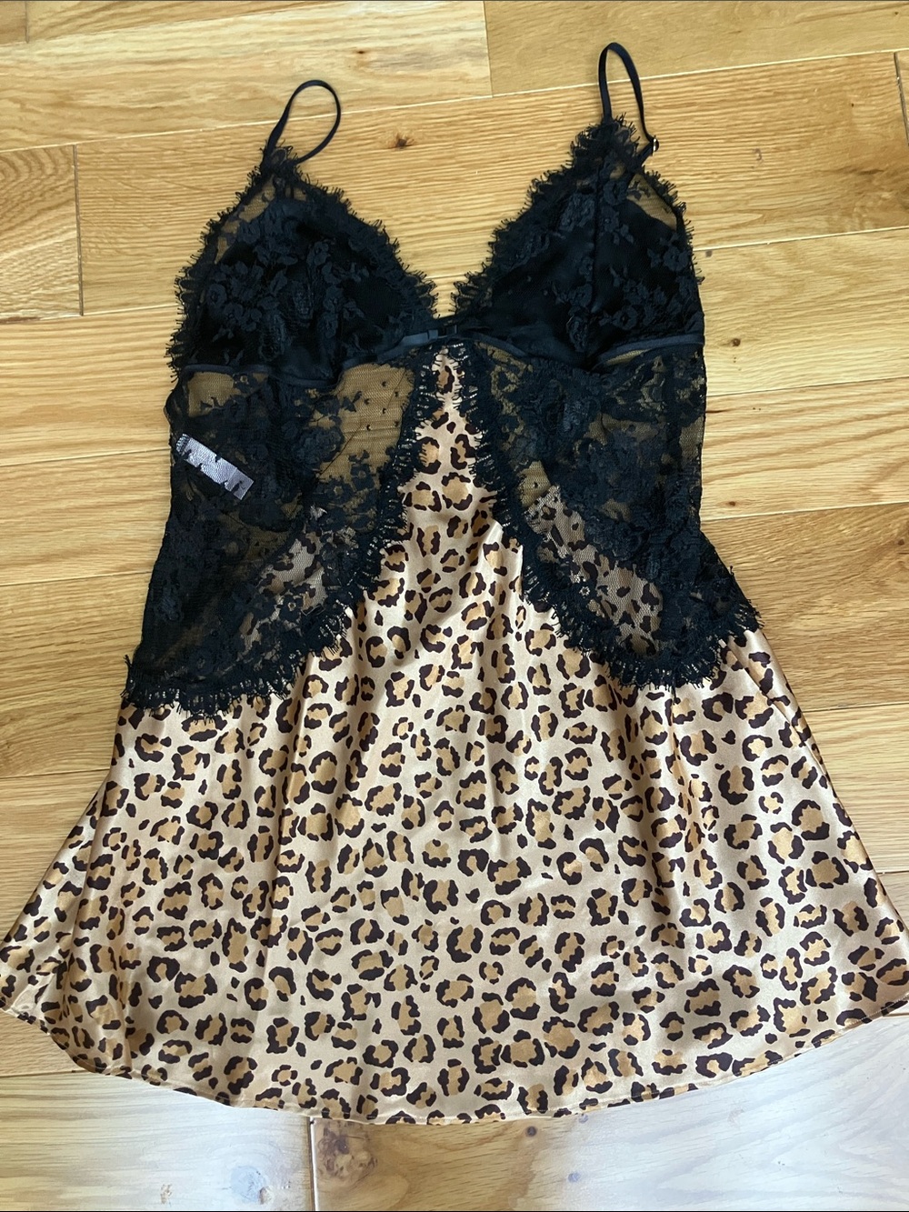 Victoria's Secret Black Lace Very Sexy Slip